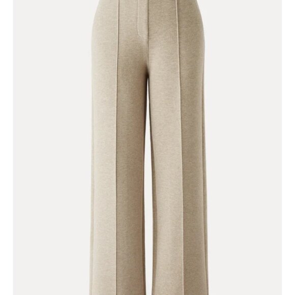 OGL FuzzLuxe High Waisted Straight Leg Pull On Pant Sz Medium Beige Stretchy Sof - Picture 12 of 15